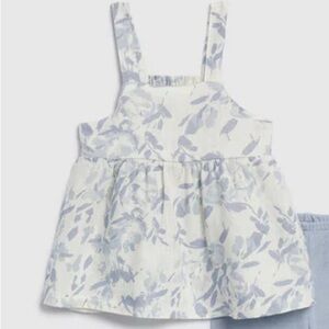 Splendid Textured Knit Top in Cream and Light Blue